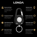 Londa Smart Tag Dual Carabiner Keychain Case