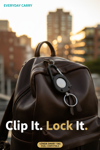 Carabiner Clipped to Bag