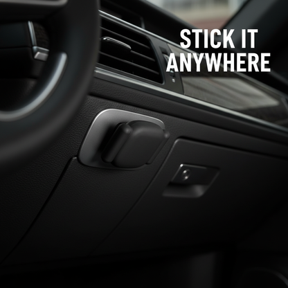 Magnetic Silicone Case mounted under car dashboard