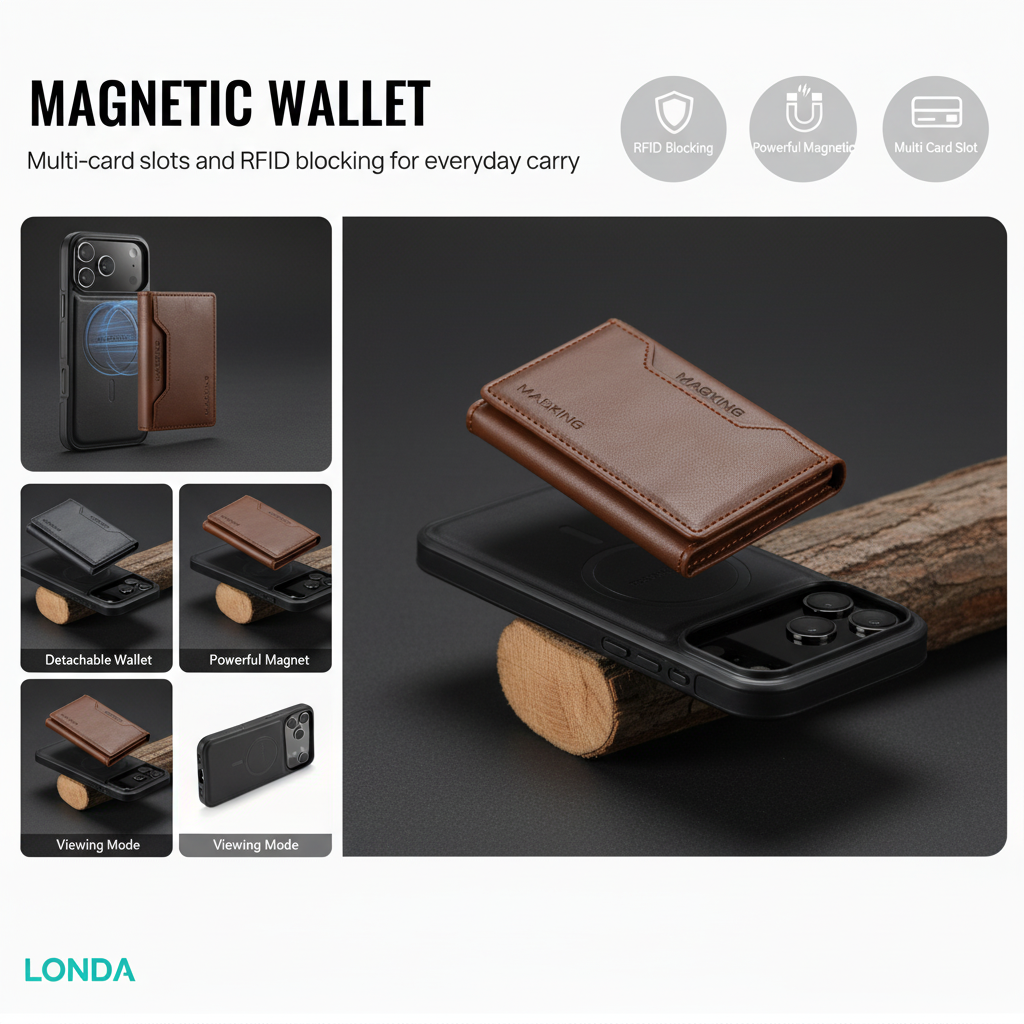 LONDA Magnetic Wallet - Main Banner