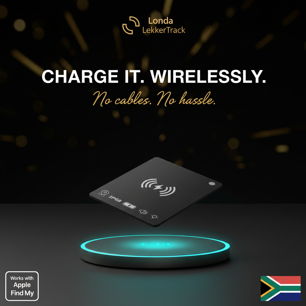 LONDA Mini Card Tracker – Wireless Charging