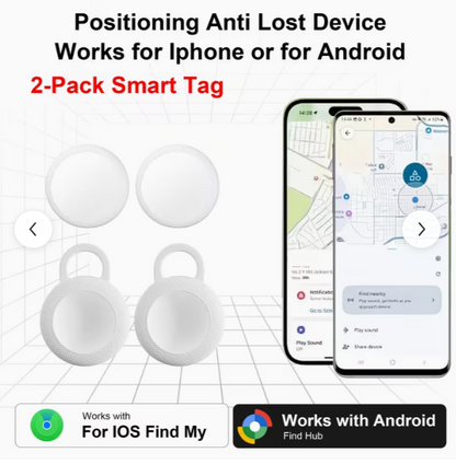 LONDA Smart Dual Tag – 2-Pack | Apple & Android