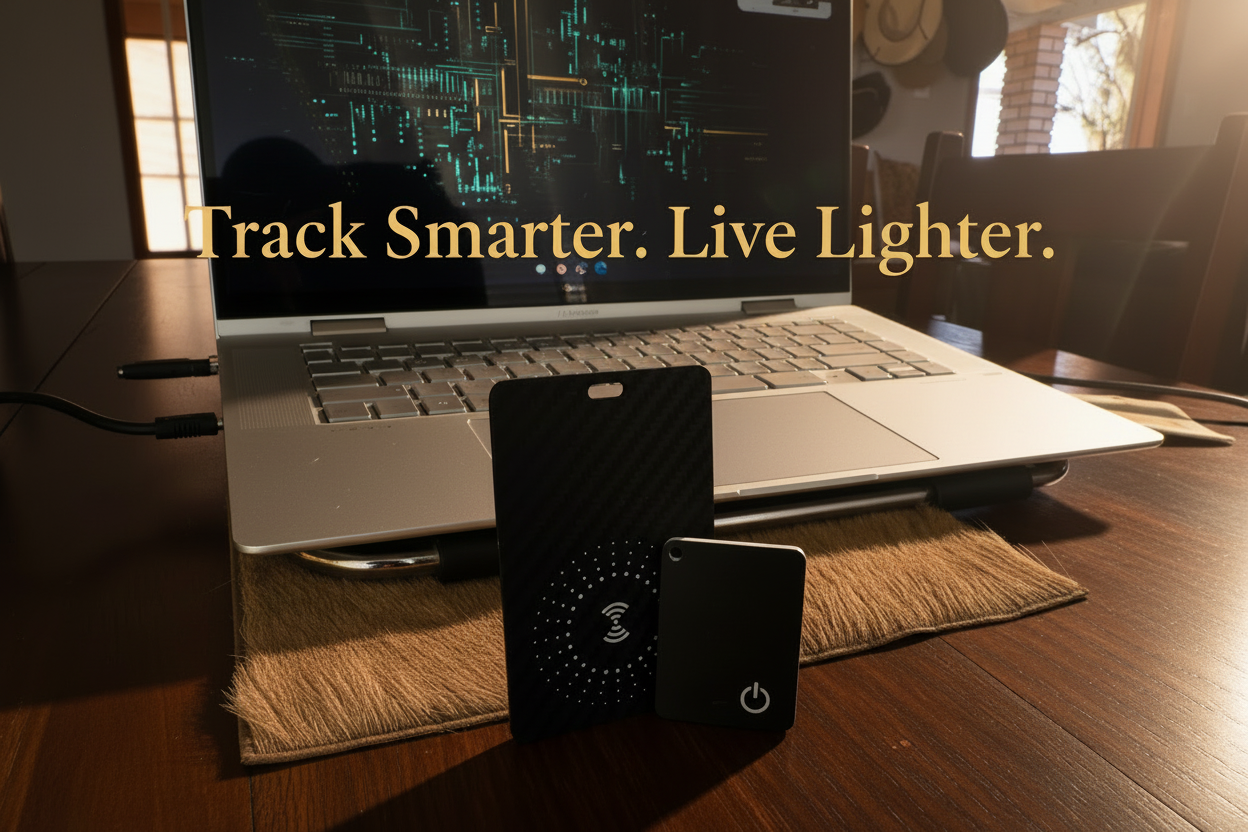 Track Smarter. Live Lighter. — Cards Visible